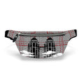 fedralle leather fanny pack - plaid
