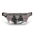 fedralle leather fanny pack - plaid