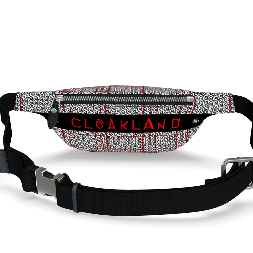 fedralle leather fanny pack - plaid