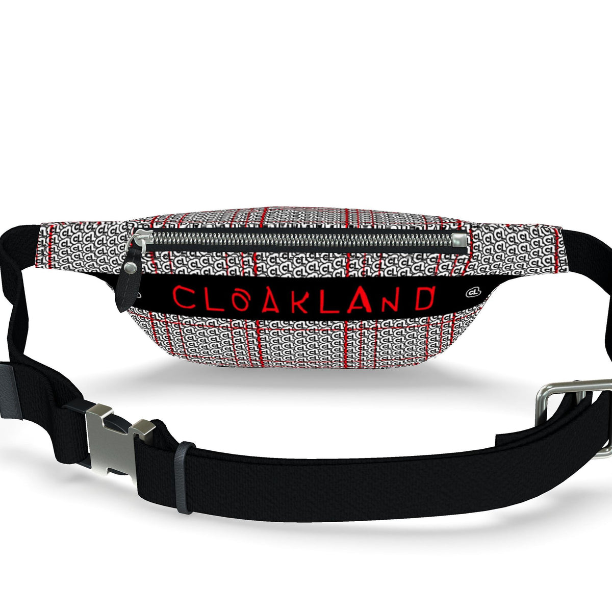 fedralle leather fanny pack - plaid
