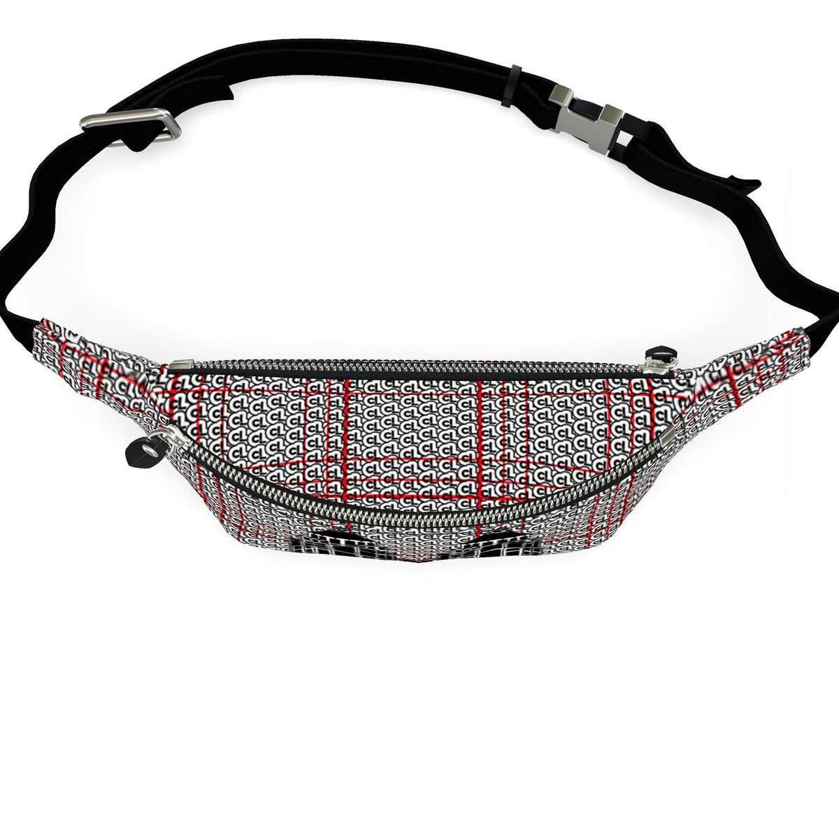 fedralle leather fanny pack - plaid