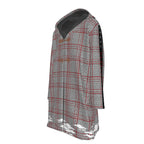 fedralle fleece-lined cotton twill trench - plaid